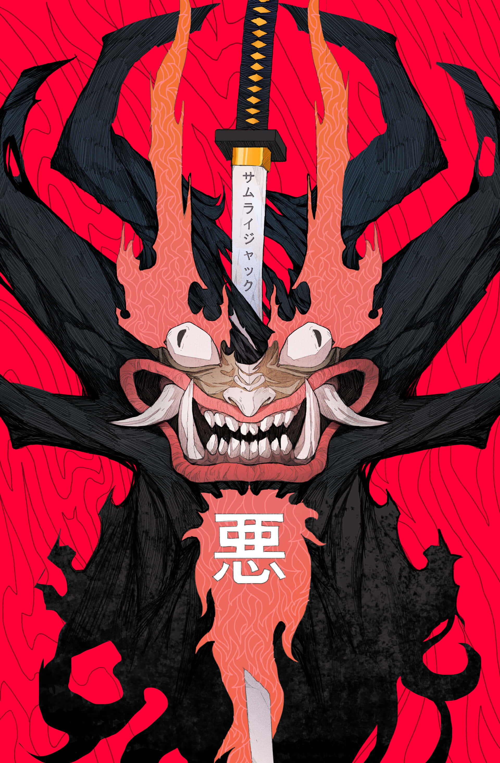 Samurai Jack – menneisyyden, tulevaisuuden ja nykyhetken mestari Taustakuvat