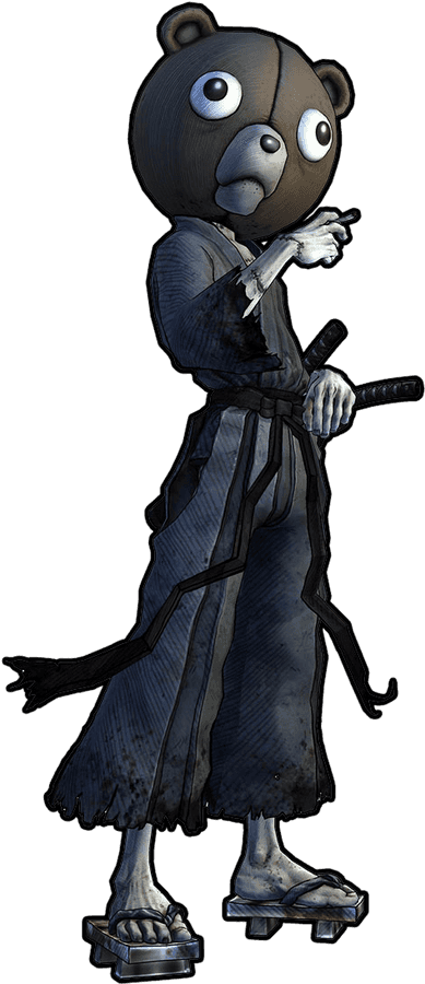 Samurai-karhuhahmon kuvitus Taustakuvat