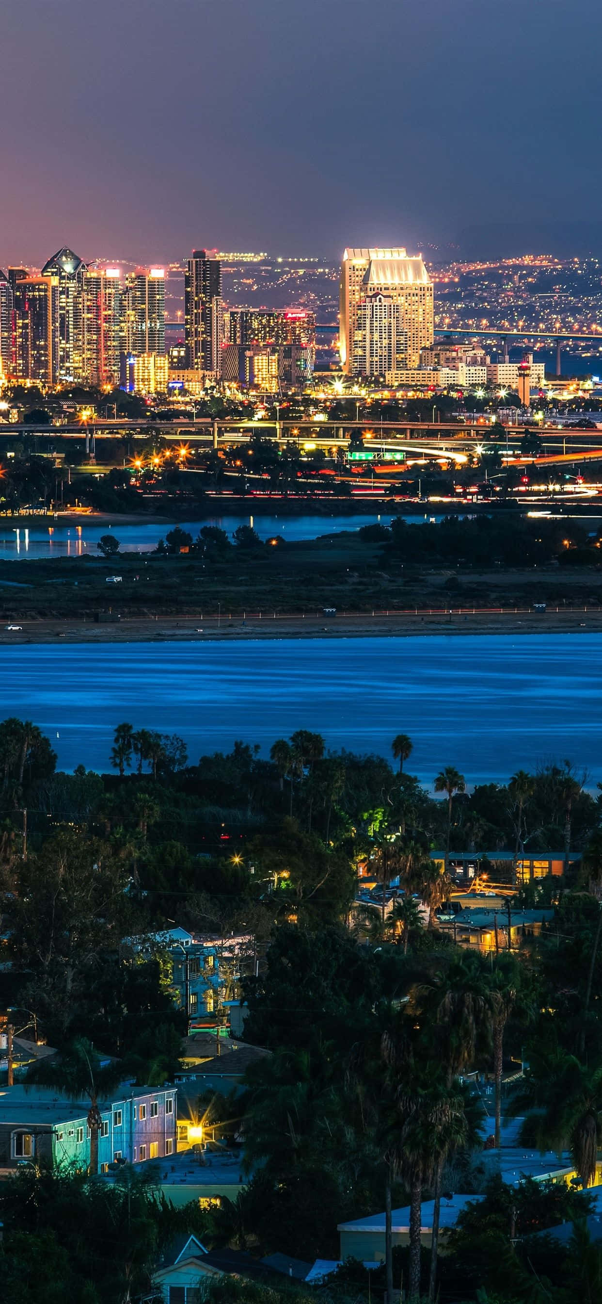 San Diegon yötaivas Taustakuvat