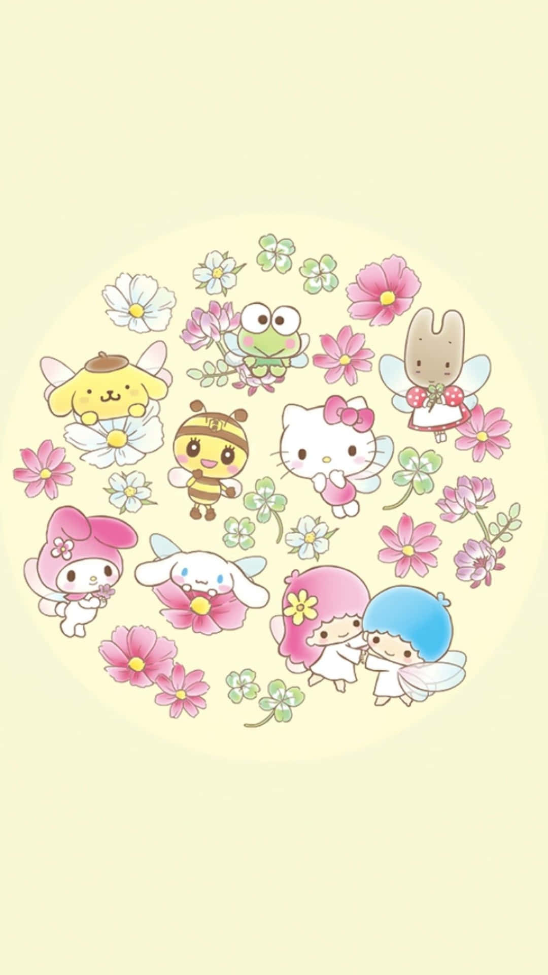Sanrio PFP Kukka-asetelma Taustakuvat