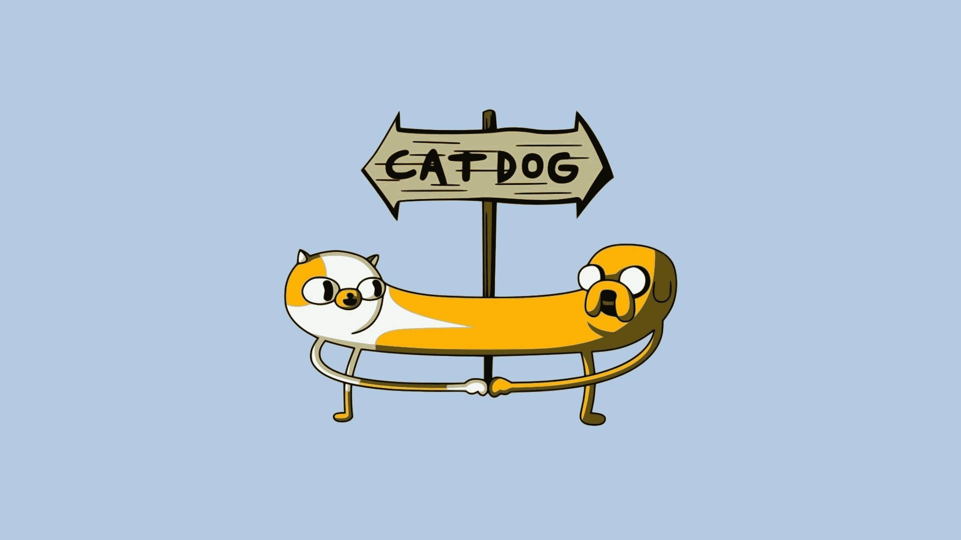 Sarjakuvahahmot CatDog Taustakuvat