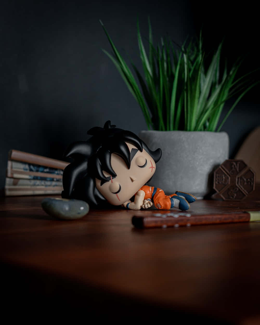 Sarjakuvamainen Yamcha Funko Pop -kuva Taustakuvat