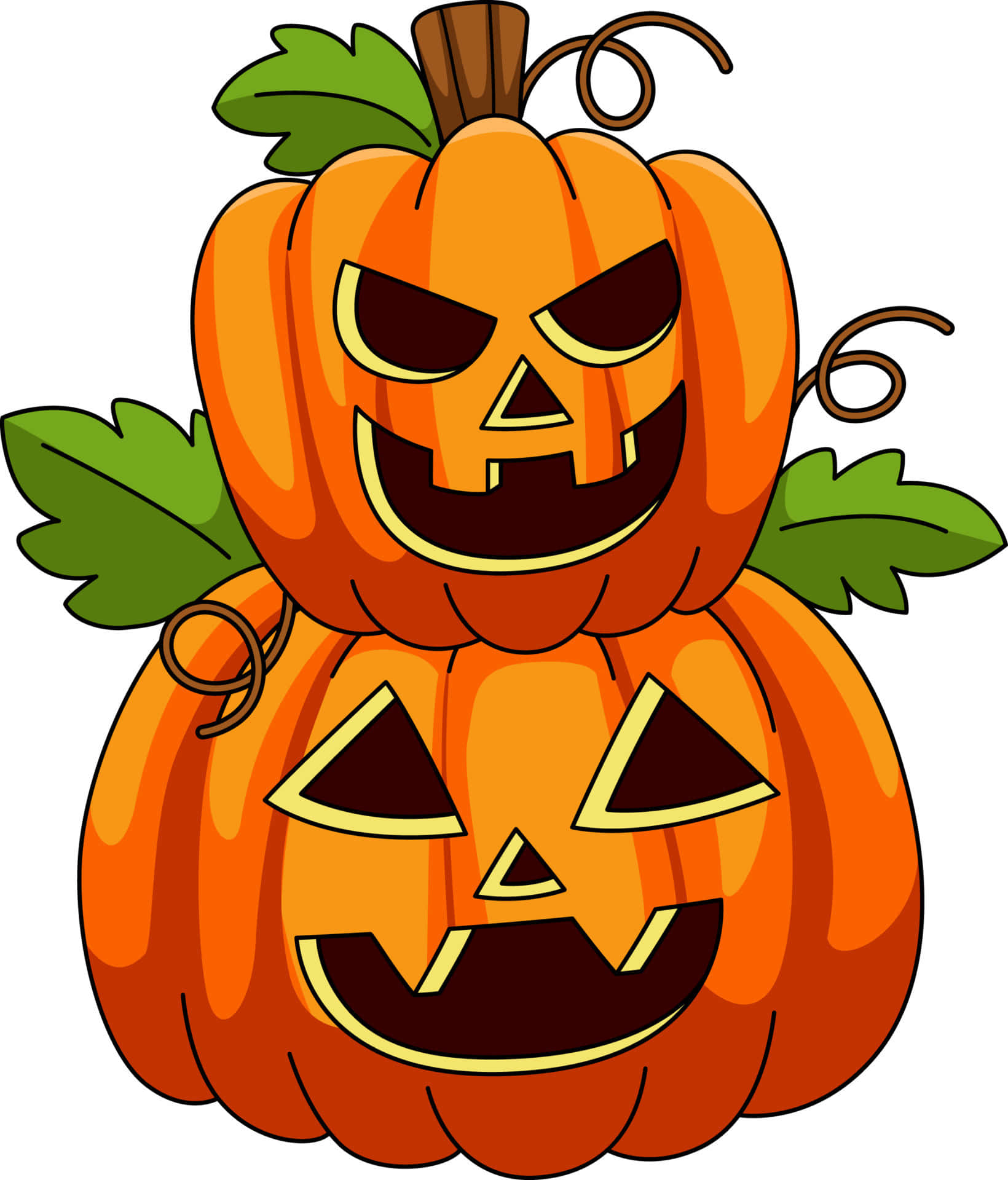 Sarjakuvamaisia Halloween-kuvia Taustakuvat