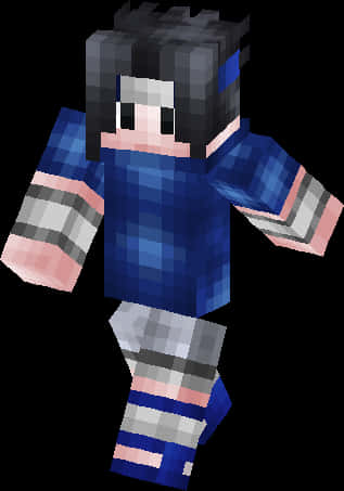 Sasuke-hahmo Minecraft-tyyliin Taustakuvat