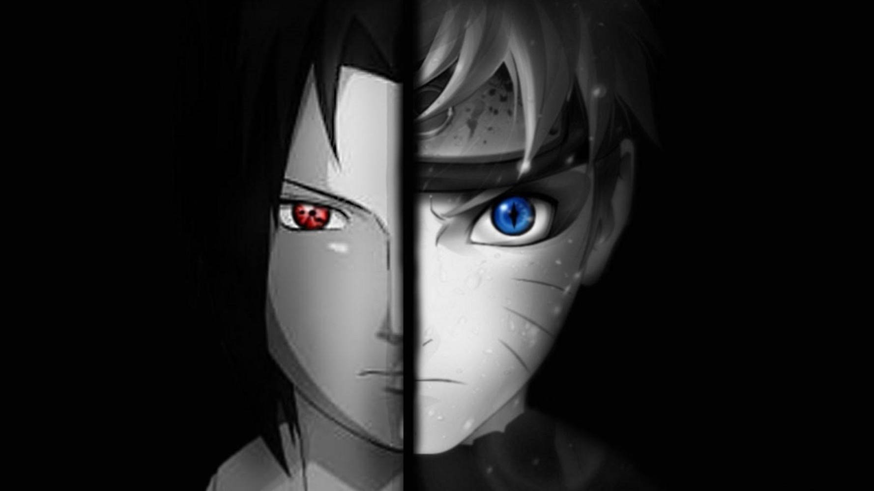 Sasuke ja Naruto vastakkain kannettava Taustakuvat
