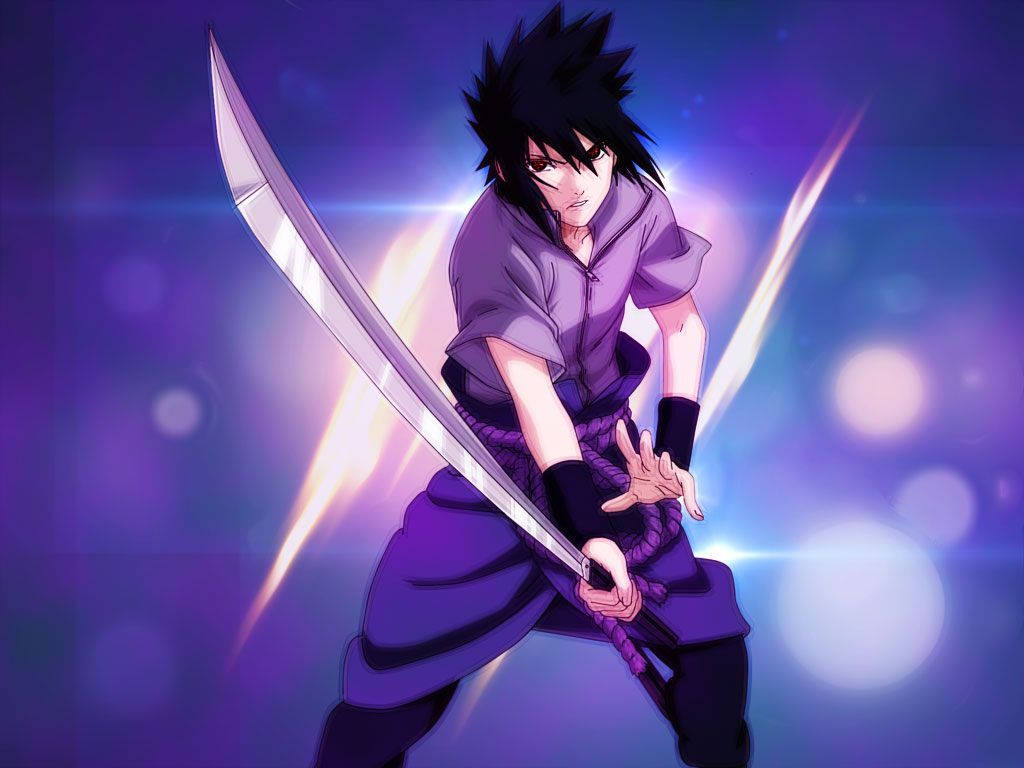 Sasuke Uchiha käyttää Kusanagin miekkaa Taustakuvat