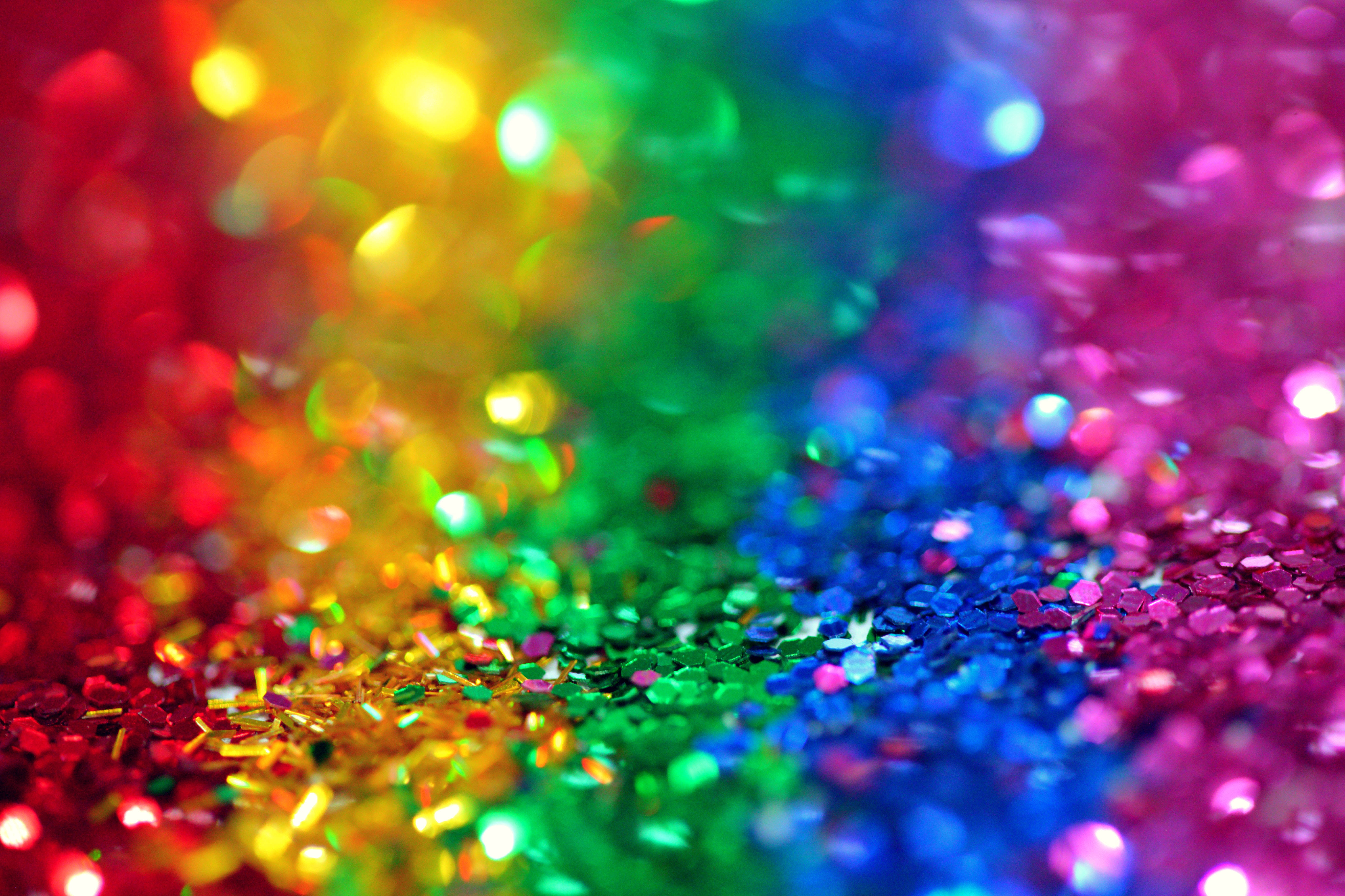 Sateenkaaren glitterit värikäs tausta Taustakuvat
