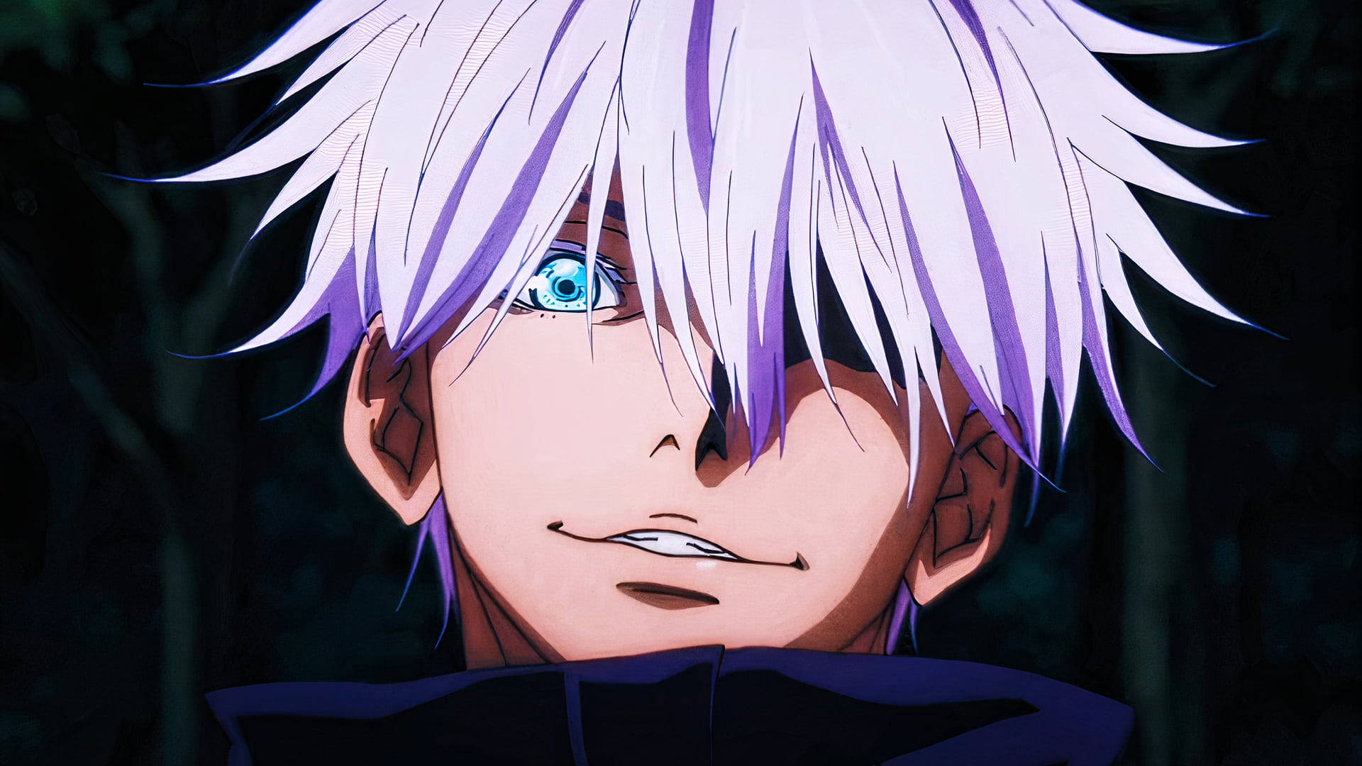 Satoru Gojo Siisti Poika Anime Taustakuvat