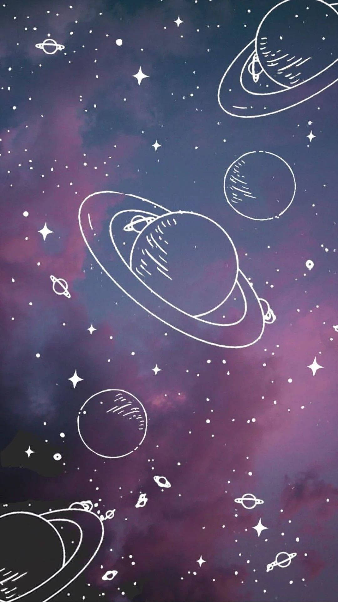 Saturnus-planeetat söpö galaksi Taustakuvat
