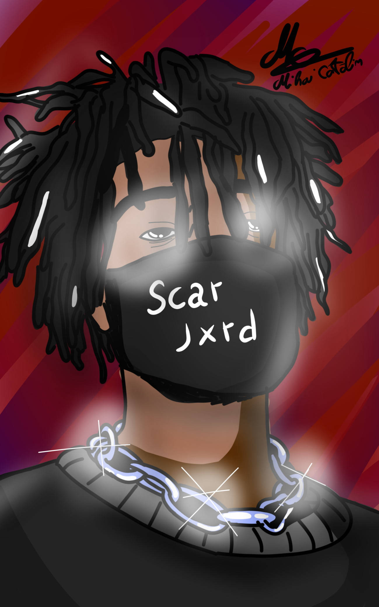 Scarlxrd Punainen Fanitaide Taustakuvat