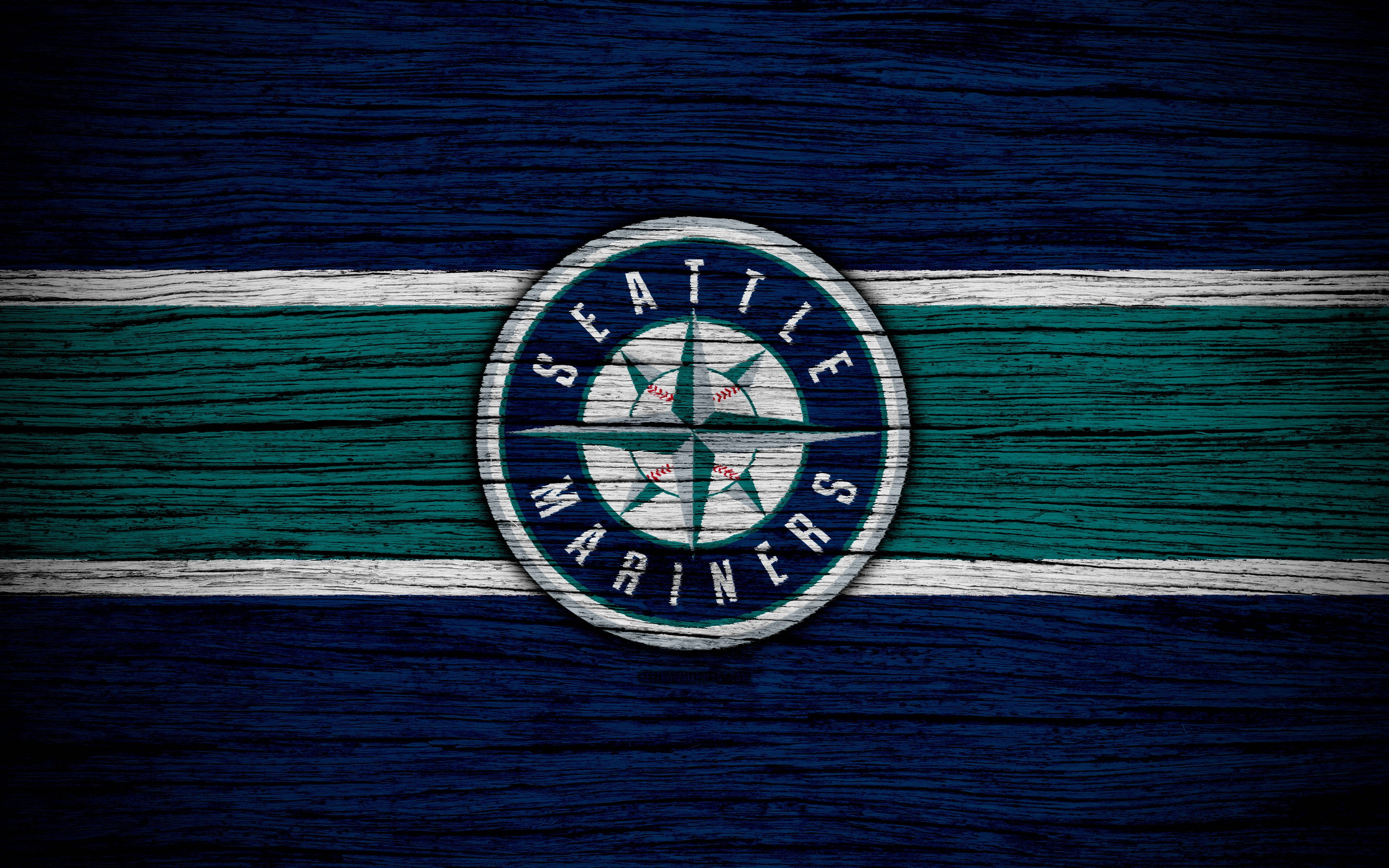 Seattle Mariners puukuvioinnilla Taustakuvat