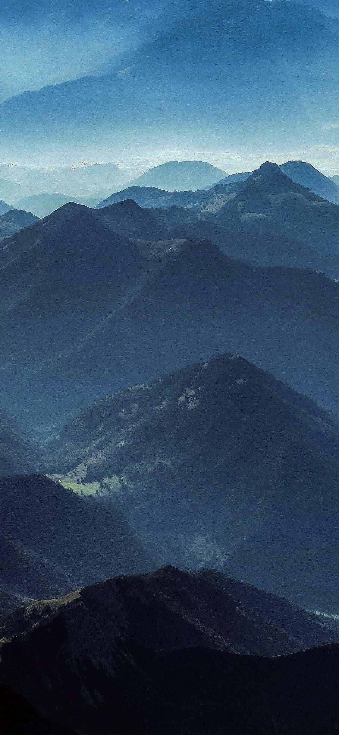 Seesteinen rantamaisema iPhone X:lle Taustakuvat