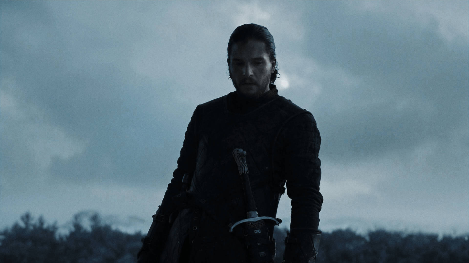 Seisova Jon Snow Game of Thrones Taustakuvat