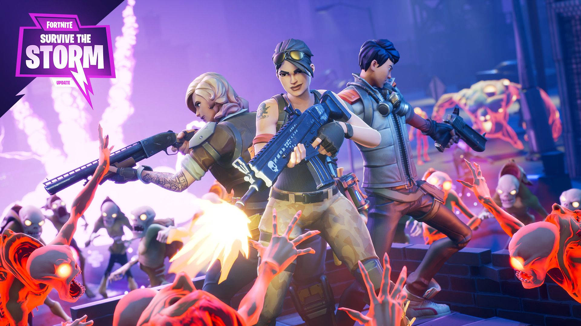 Selviydy myrskystä Fortnitessa Taustakuvat
