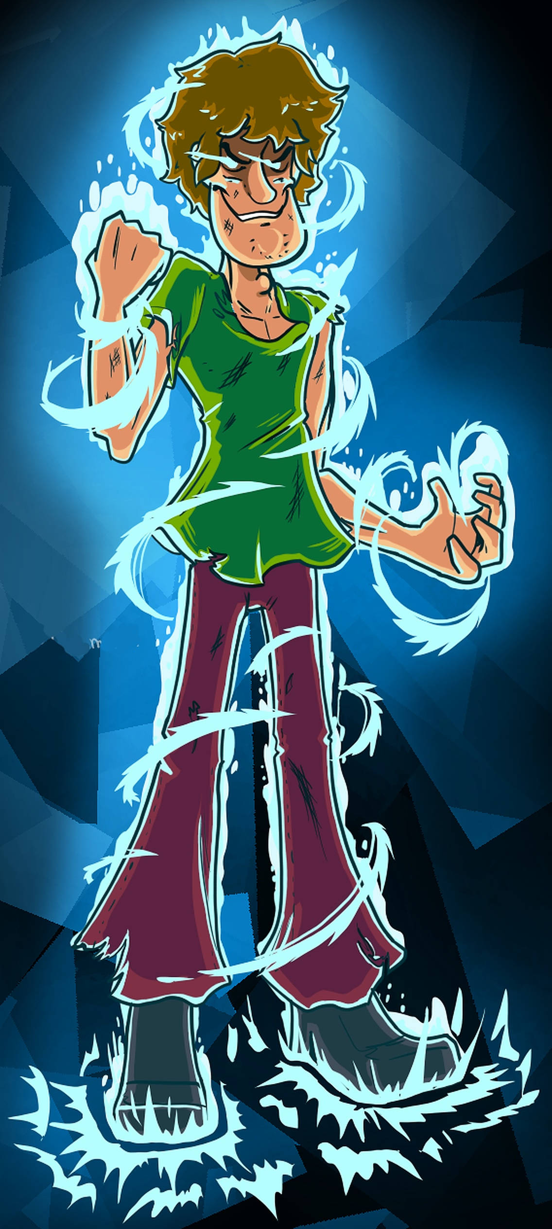 Shaggy Ultra Instinct Glowing Up Taustakuvat