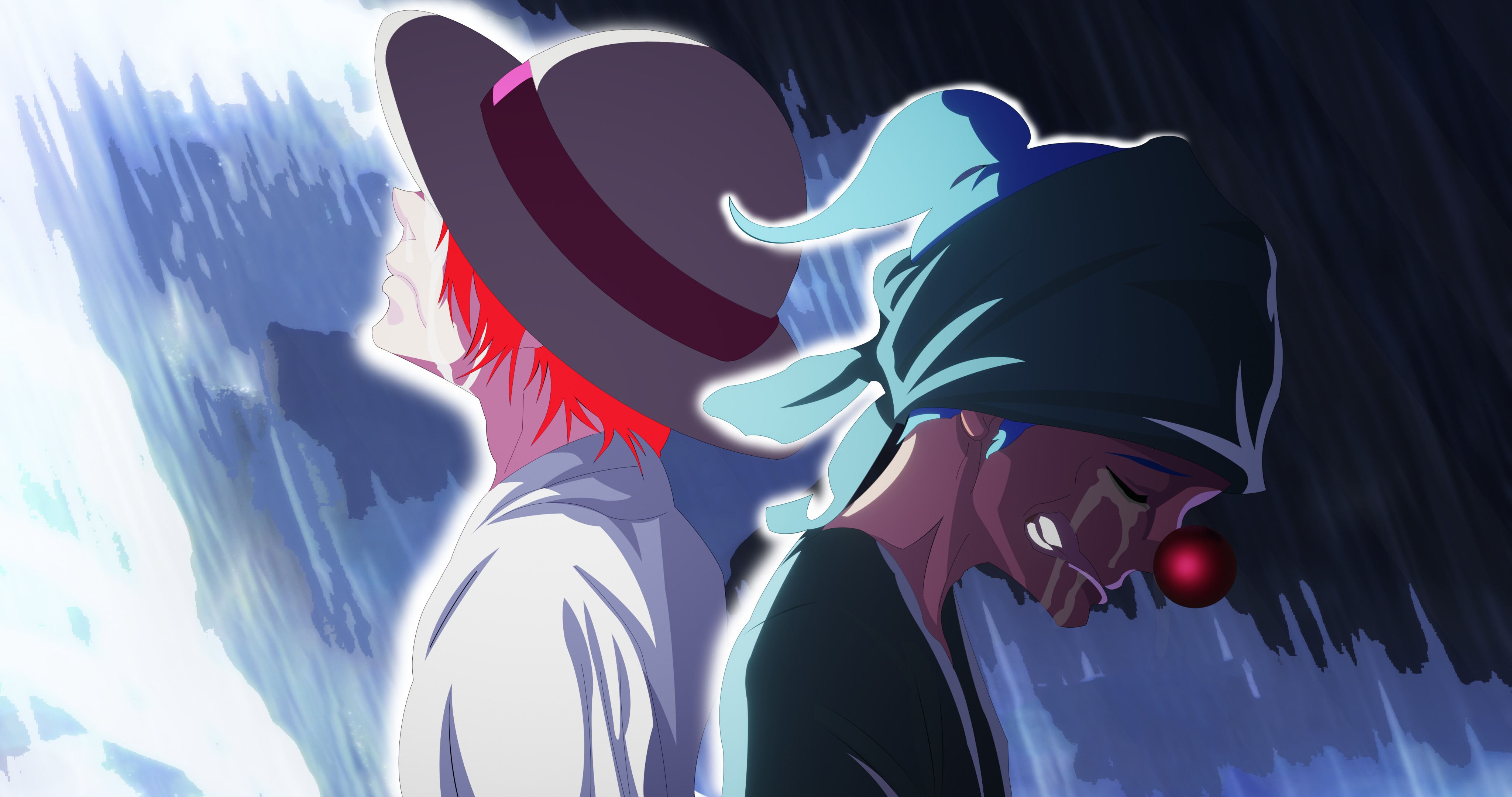 Shanks ja Buggy surullinen 4K taustakuva Taustakuvat