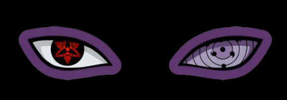 Sharingan- ja Rinnegan-silmät Taustakuvat
