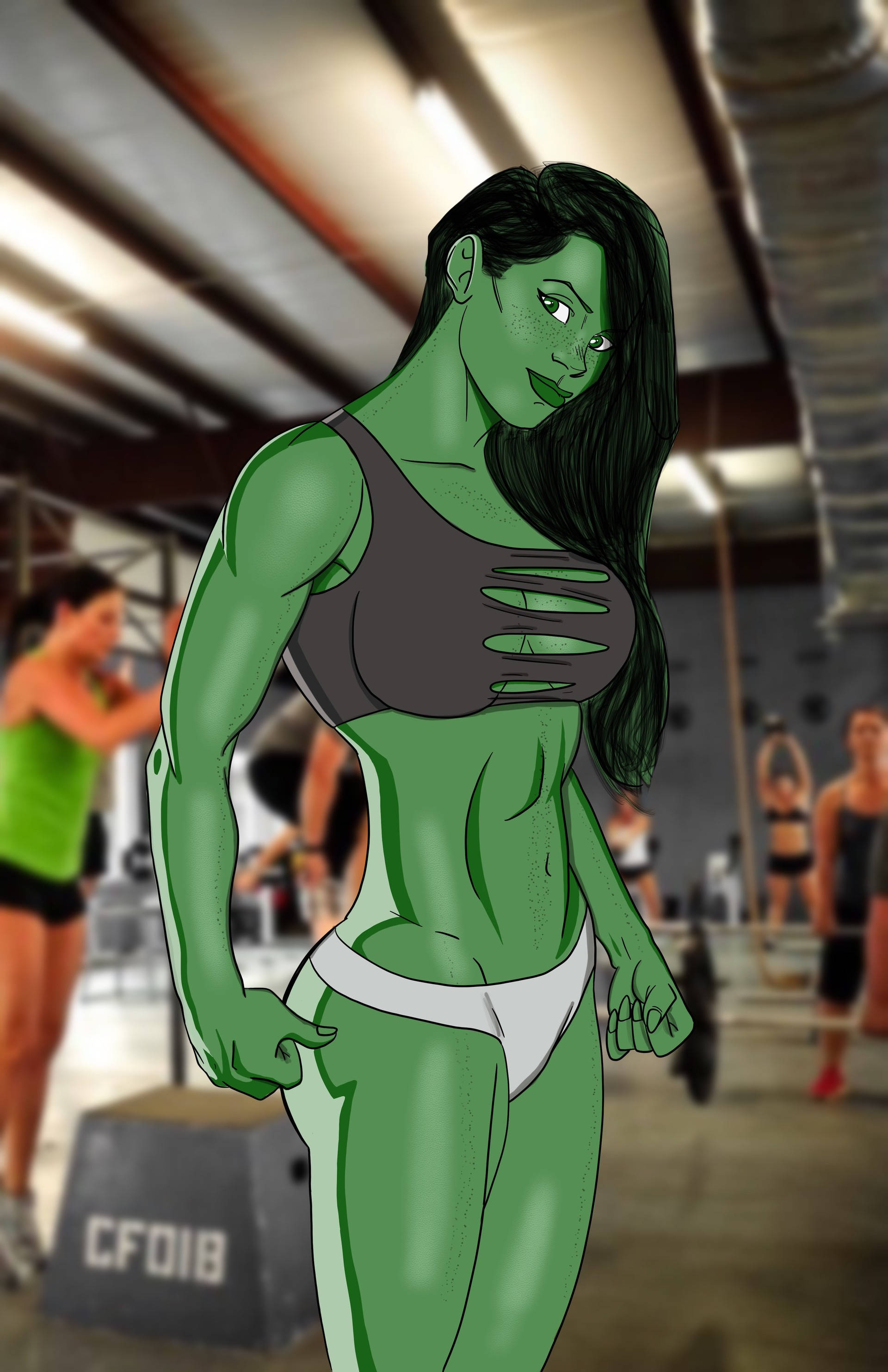 She Hulk Kuntosalilla Taustakuvat