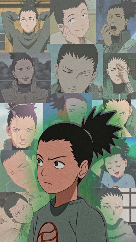 Shikamaru esteettinen animoitu piirros Taustakuvat