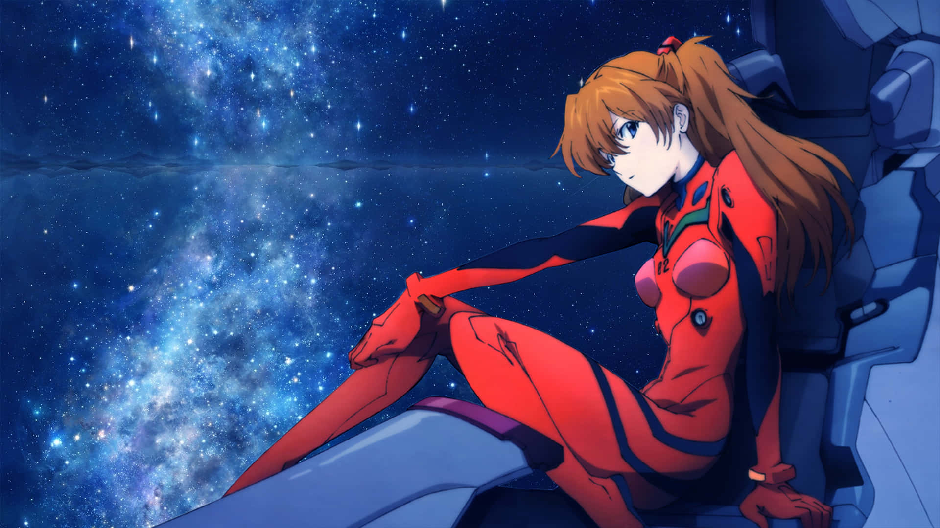 Shinji Ikari ja Evangelion-yksikkö 01 Taustakuvat