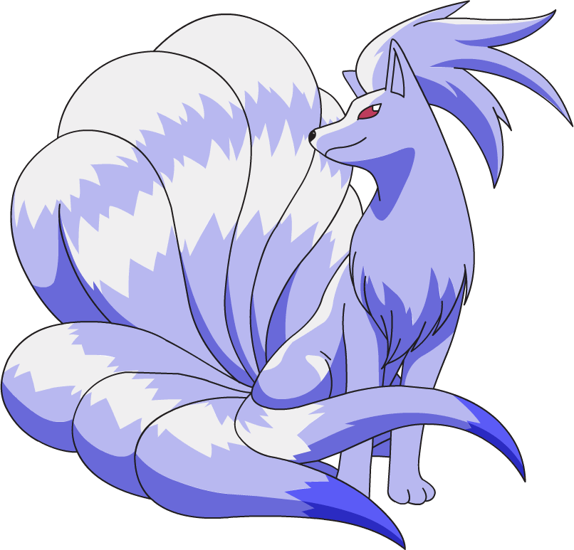 Shiny Ninetales -taideteos Taustakuvat