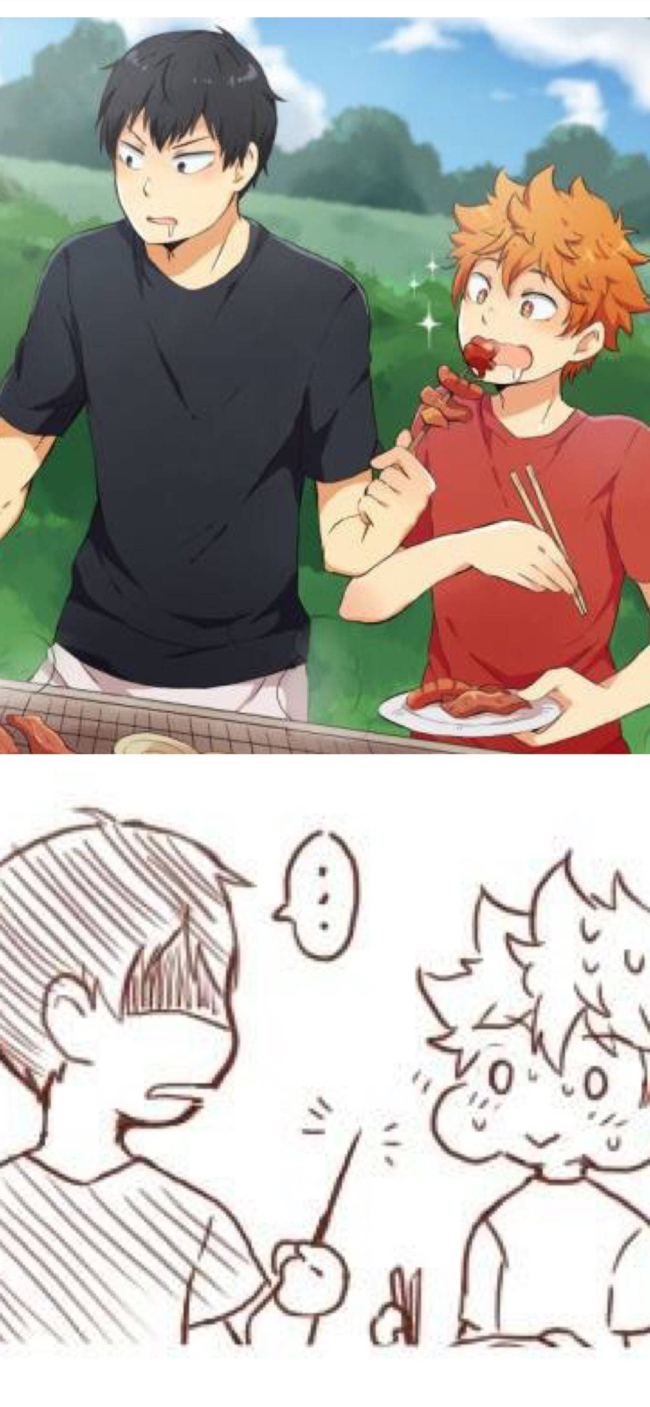 Shiratorizawa ja hauska Hinata Taustakuvat