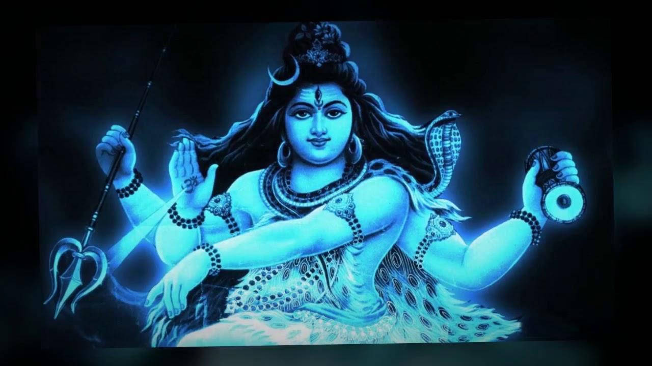 Shiv Shankar Neon Sininen HD Taustakuvat