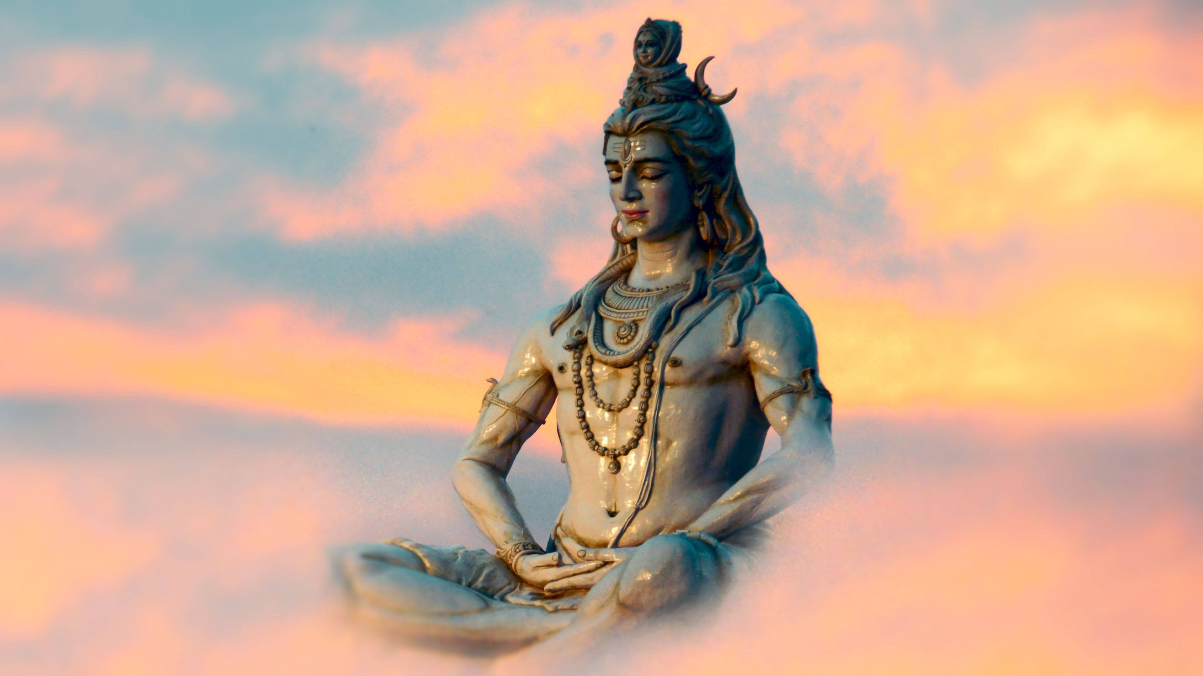 Shiv Shankar Pastellitaivaalla HD Taustakuvat
