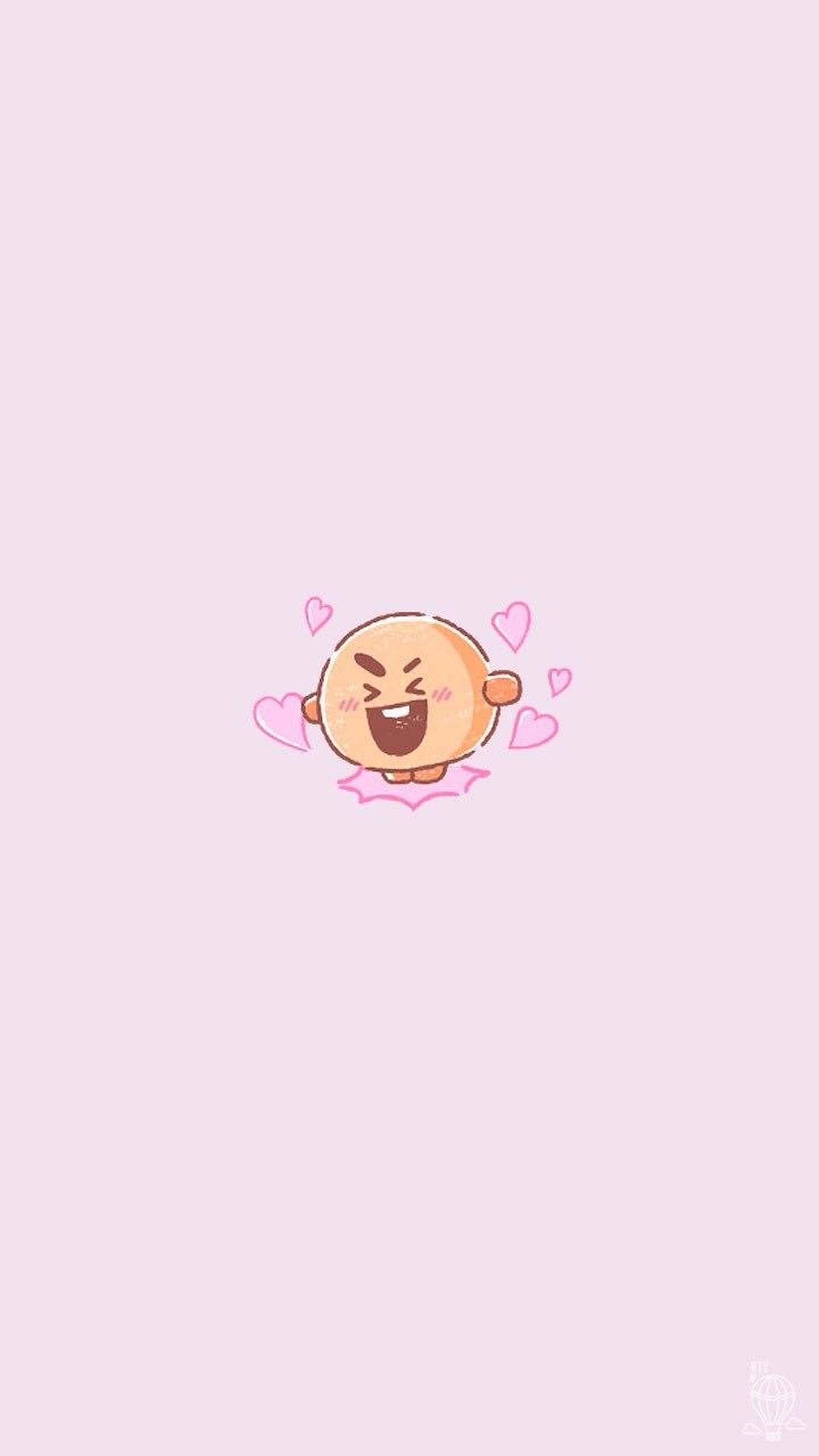 Shooky BT21 -minimalistinen juliste Taustakuvat