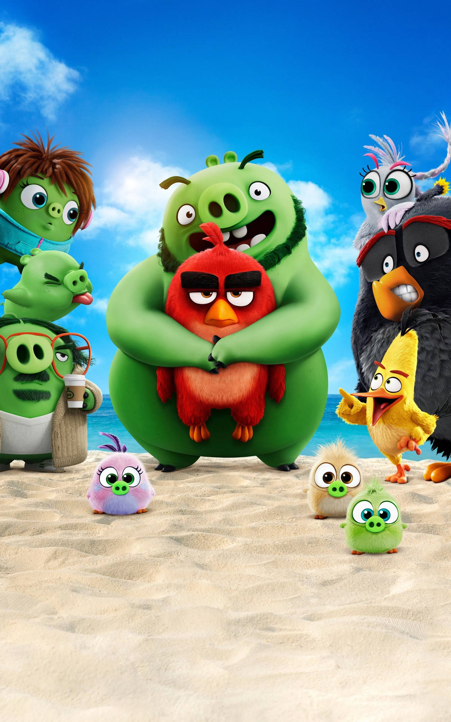 Siat ja linnut Angry Birds -elokuva 2 Taustakuvat