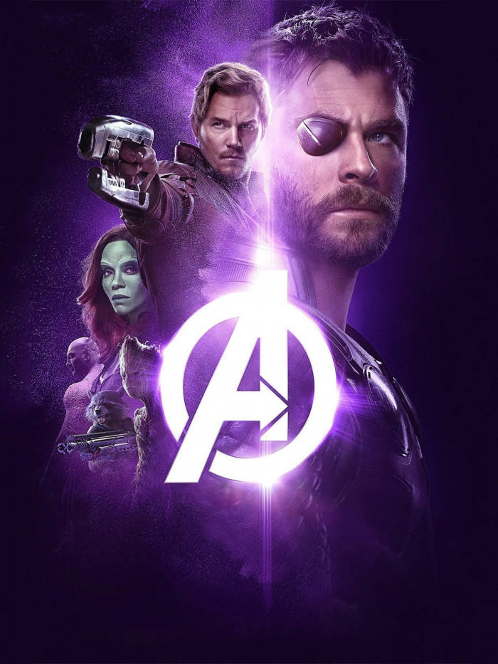 Siisti Avengers-juliste Thorin ja Galaksin Vartijoiden kanssa Taustakuvat