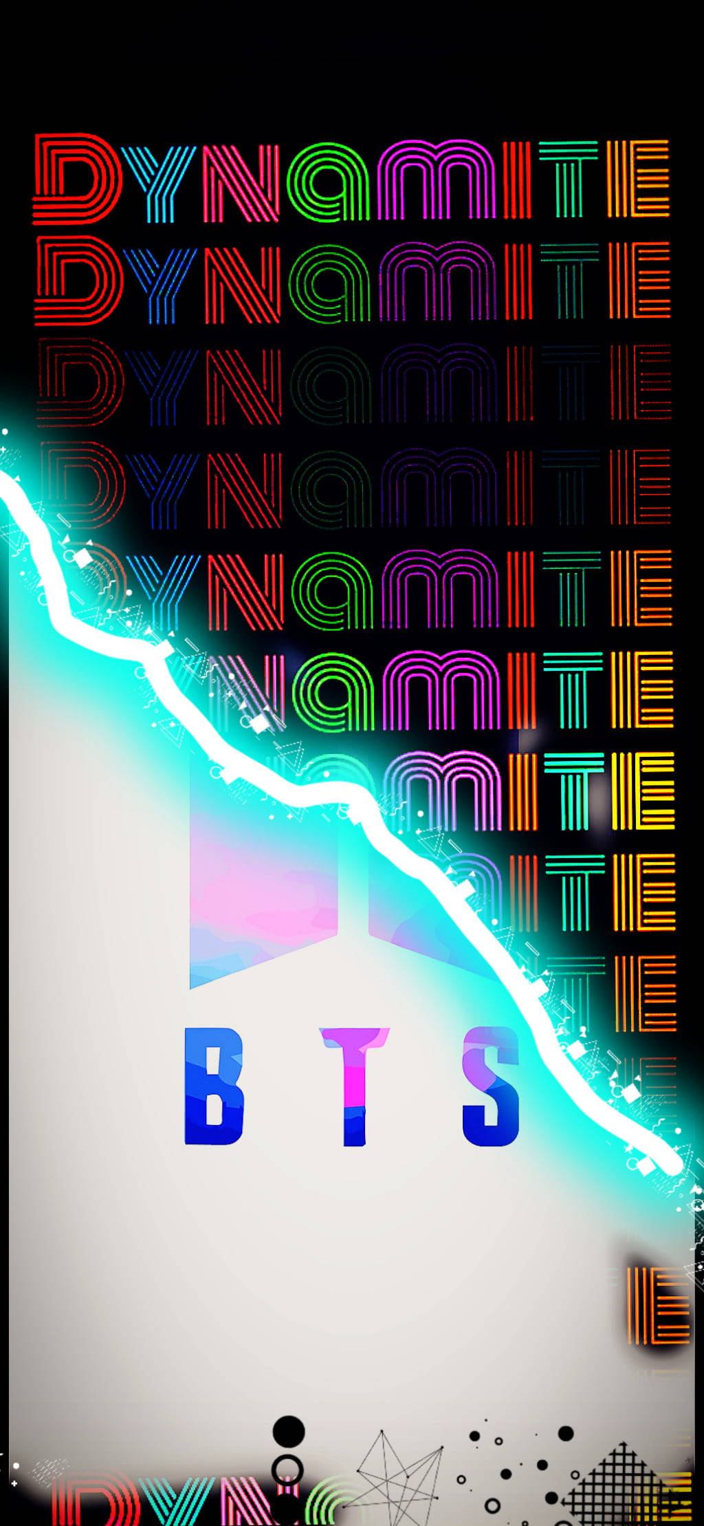 Siisti BTS Dynamite -siirtymäefekti Taustakuvat