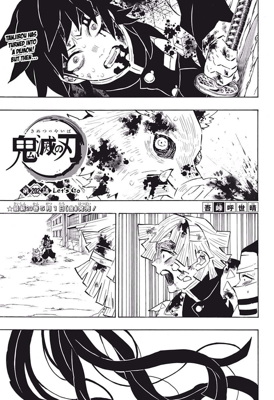 Siisti Demon Slayer manga-piirros Taustakuvat
