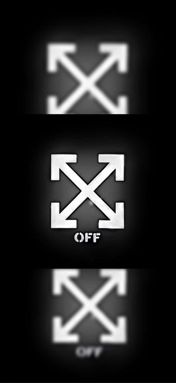 Siisti Off White -logo iPhone Taustakuvat