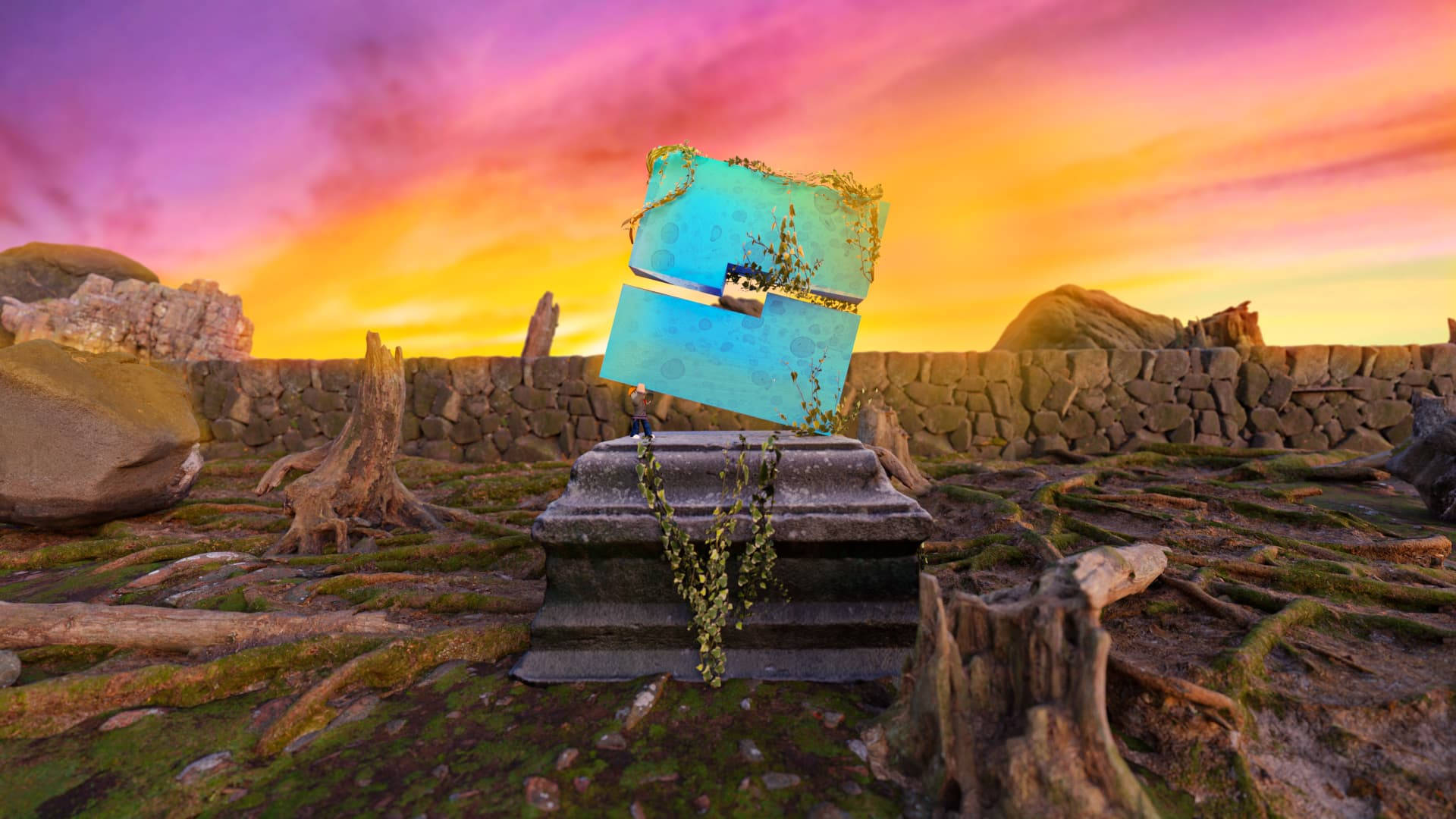 Siisti Roblox-maisema Taustakuvat