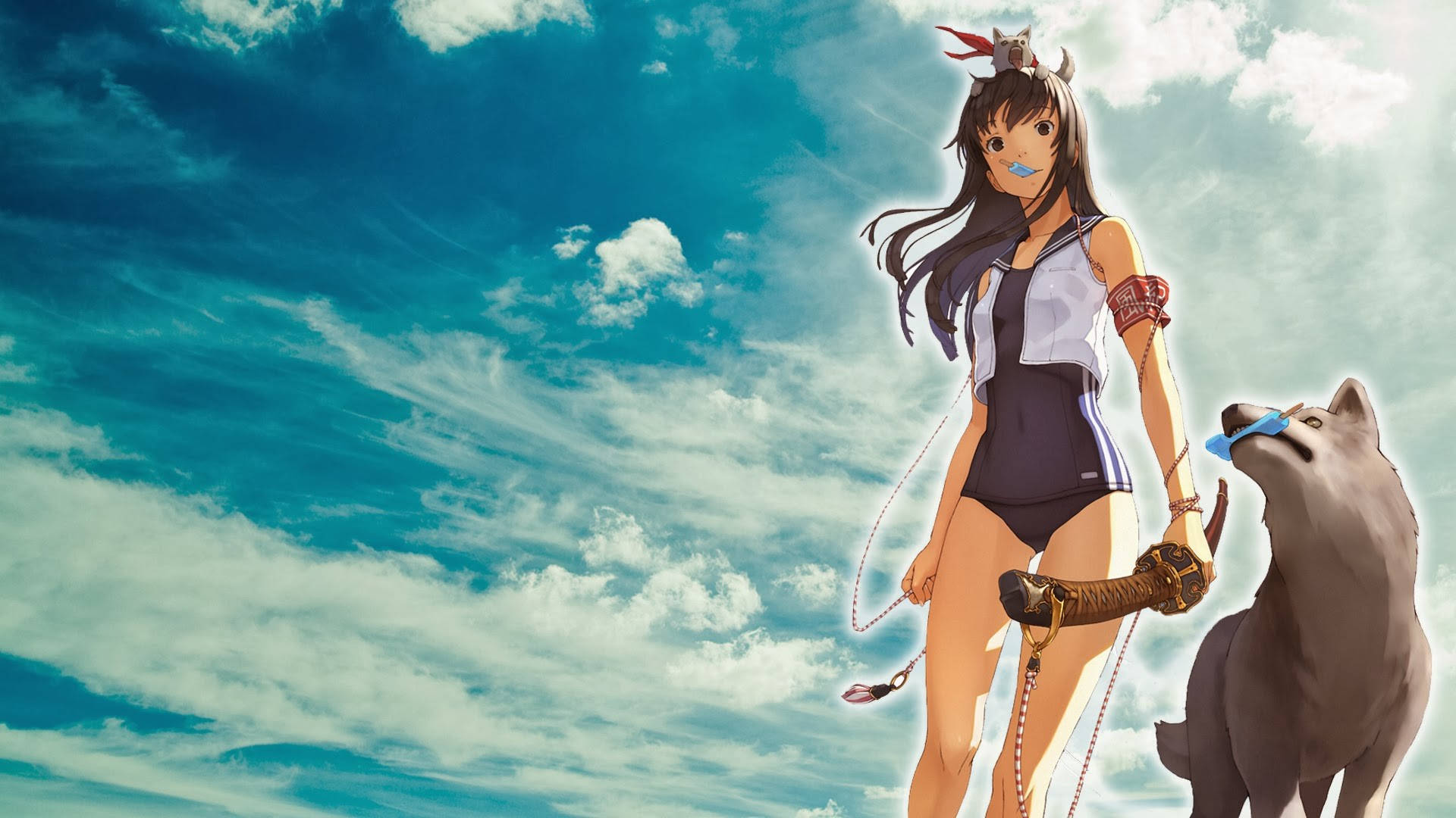 Siisti susi-animefanitaide Taustakuvat