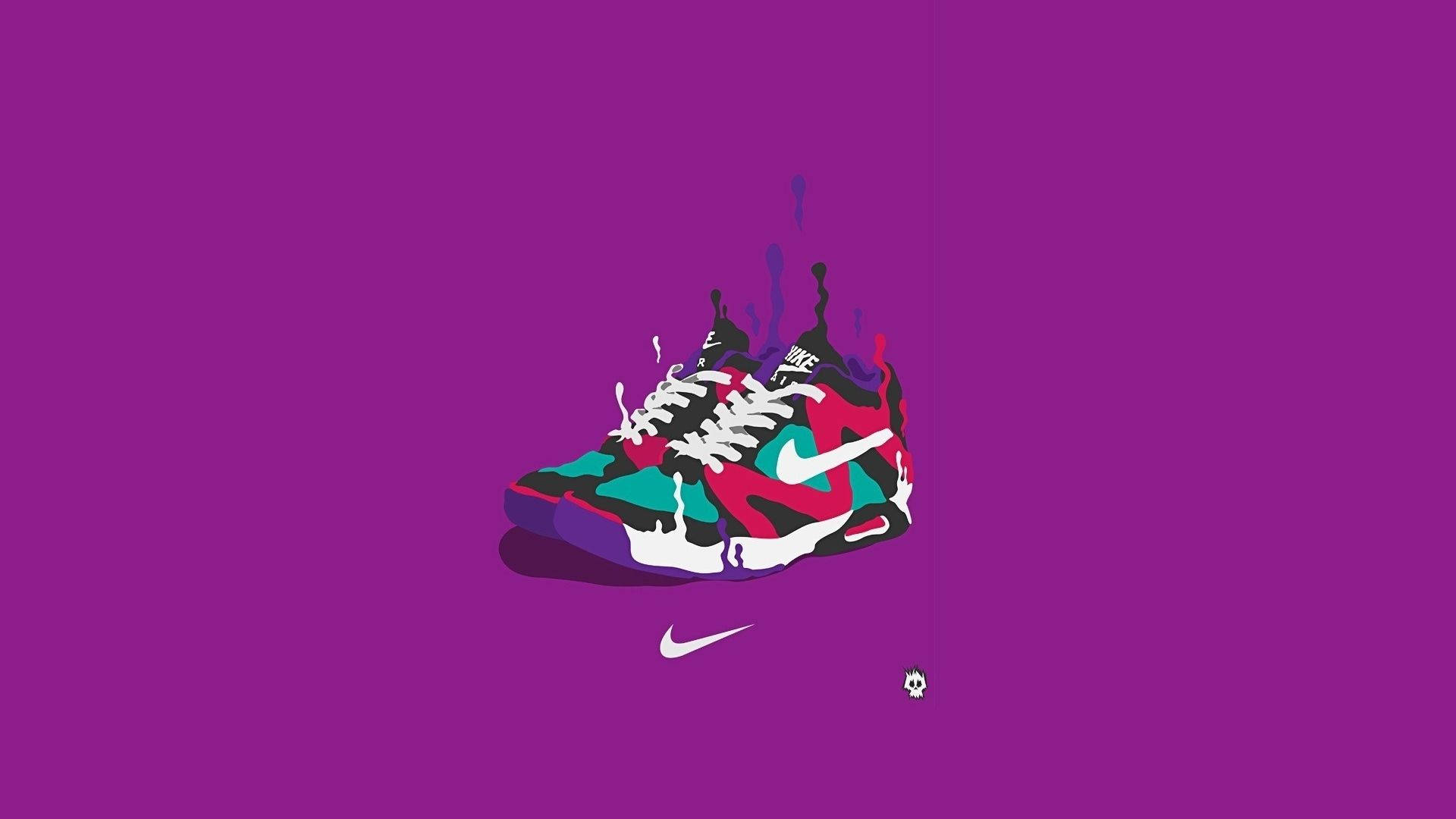 Siistit Nike-kengät digitaalinen taide Taustakuvat