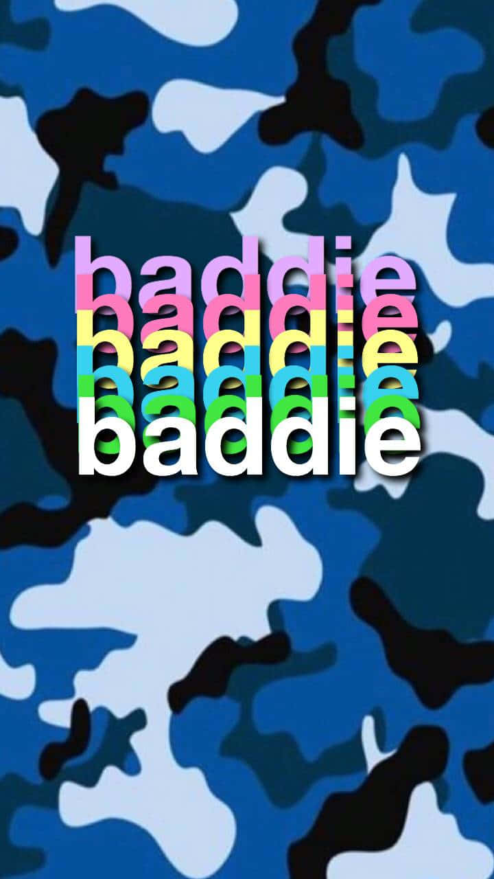 Sininen Baddie-sävytyskamouflage Taustakuvat