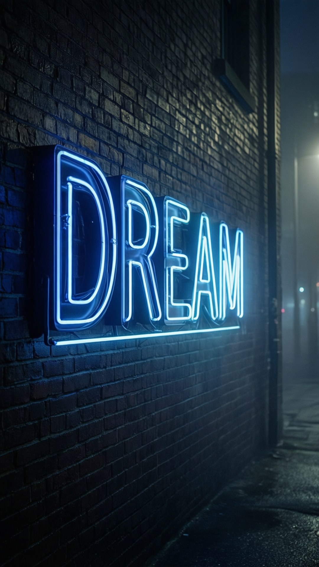 Sininen Dream-kyltti Taustakuvat