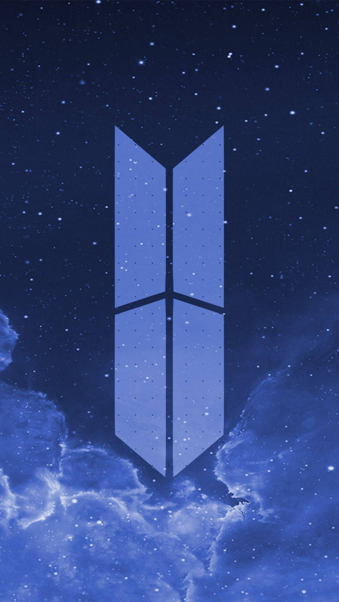 Sininen Galaksi BTS-logo Taustakuvat