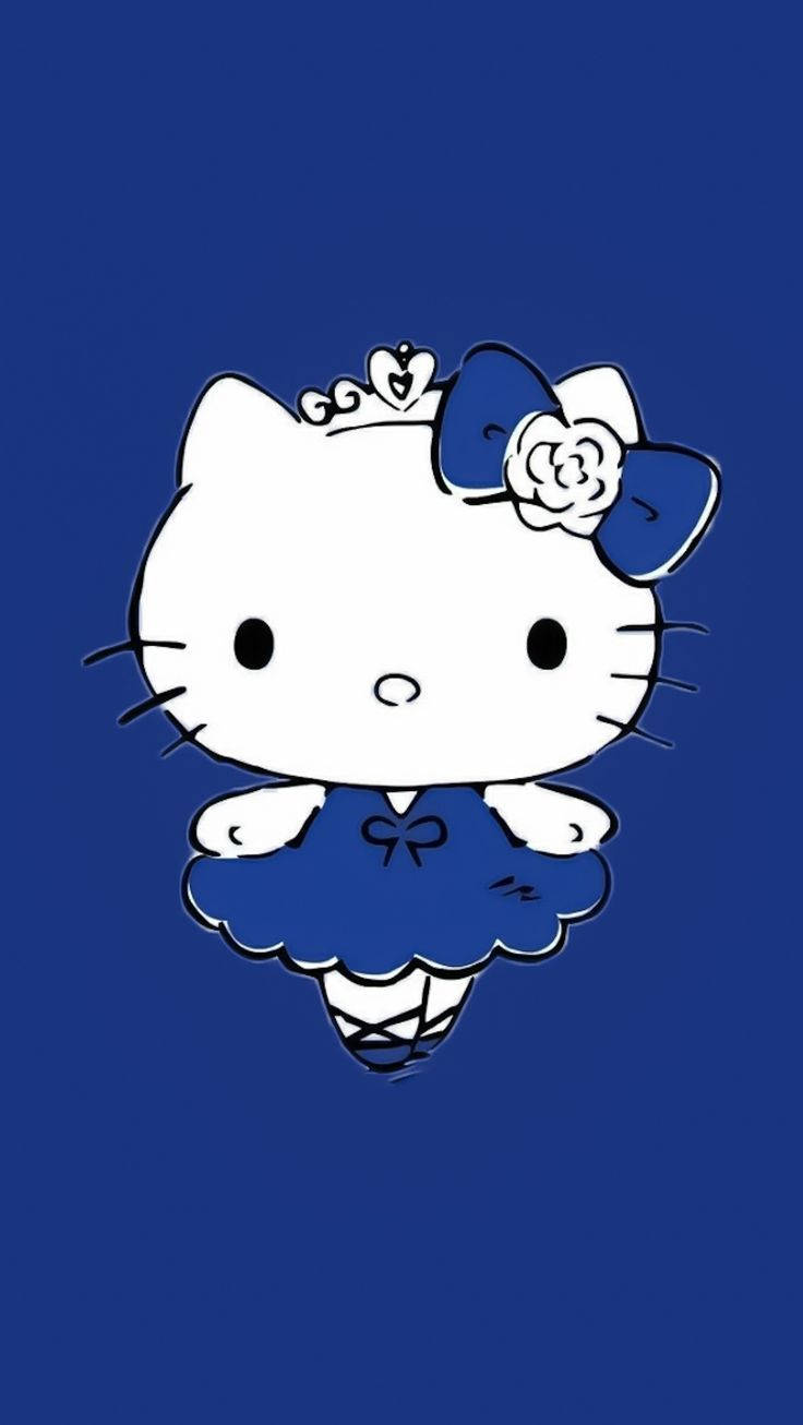 Sininen Hello Kitty -estetiikka Taustakuvat