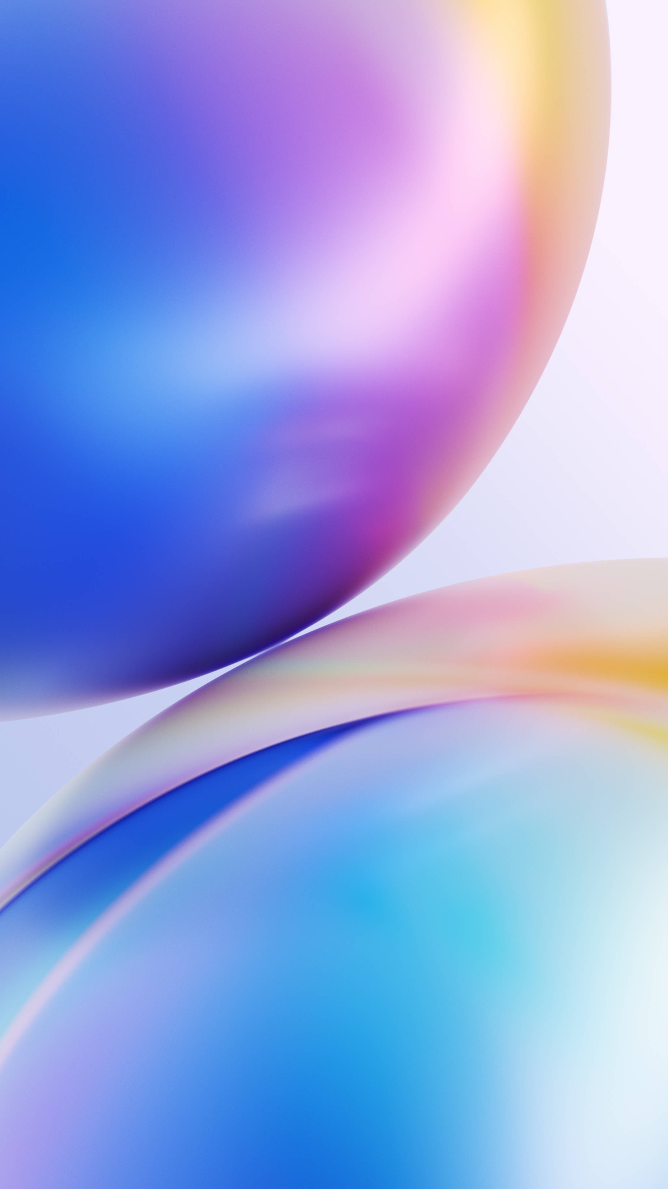 Sininen ja violetti pallot 4K Ultra iPhone Taustakuvat