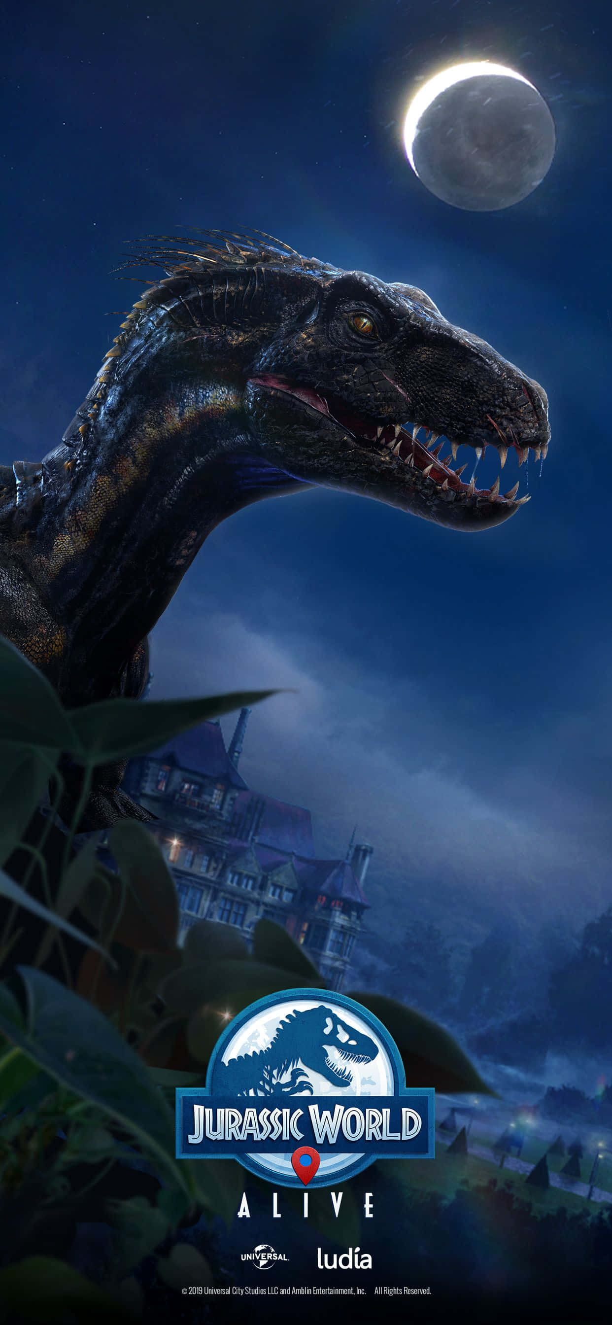 Sininen Jurassic World -yö Taustakuvat