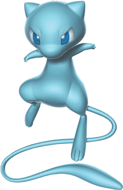 Sininen psyykkinen Pokemon 3D-renderöinti Taustakuvat