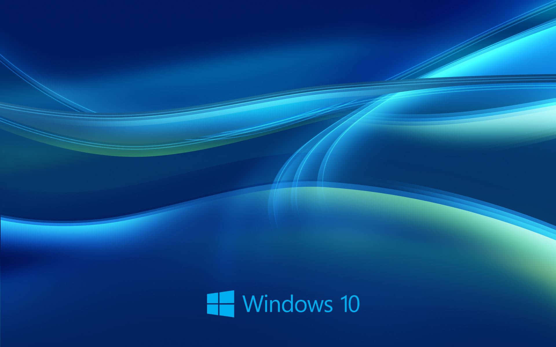 Sininen Windows 10 -aalto taustakuva Taustakuvat