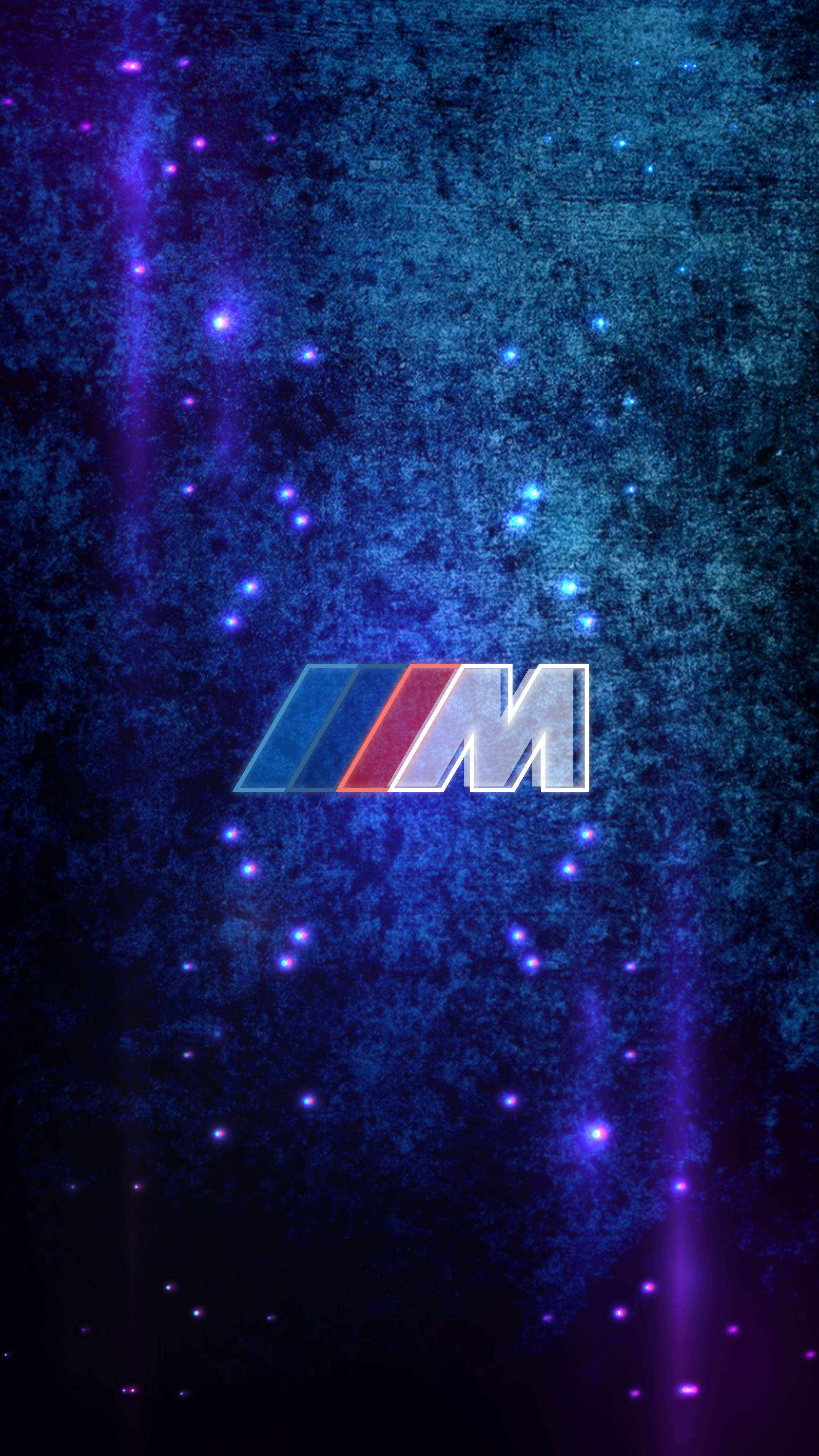 Sinivioletit kimalteet BMW M -logo Taustakuvat