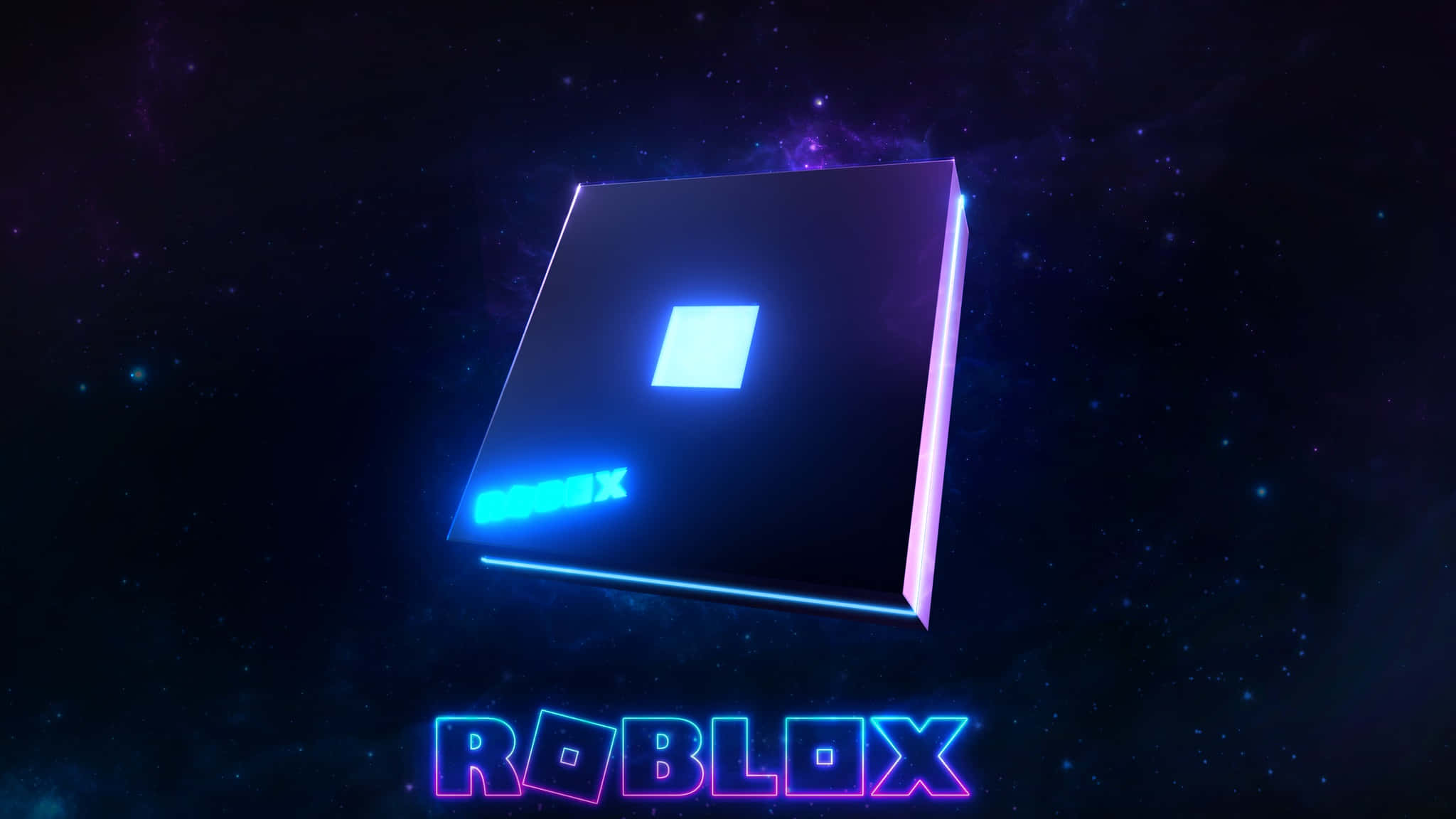 Sinivioletti Roblox-logo Taustakuvat