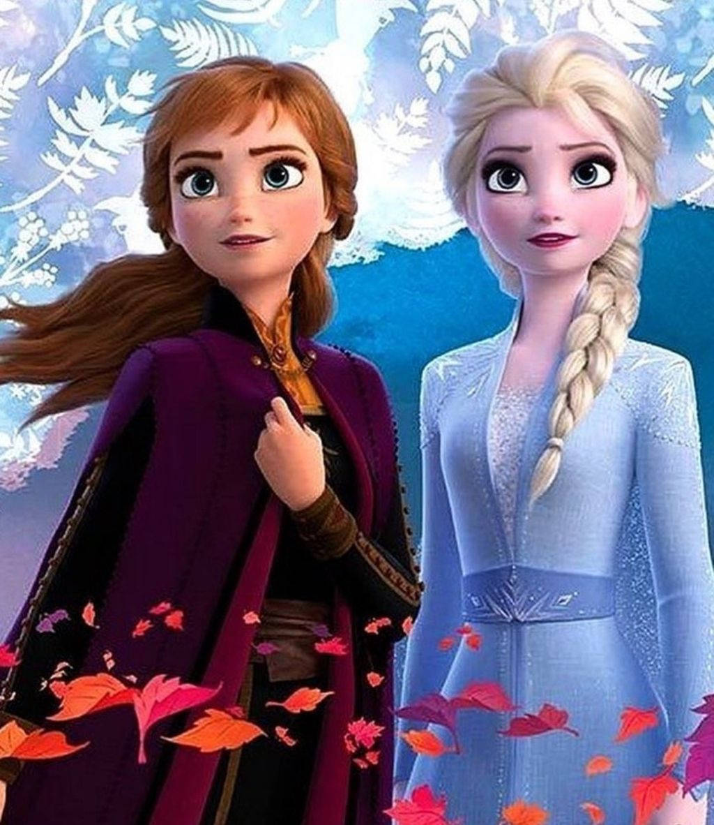 Sisaret - Elsa ja Anna Frozen 2:sta Taustakuvat