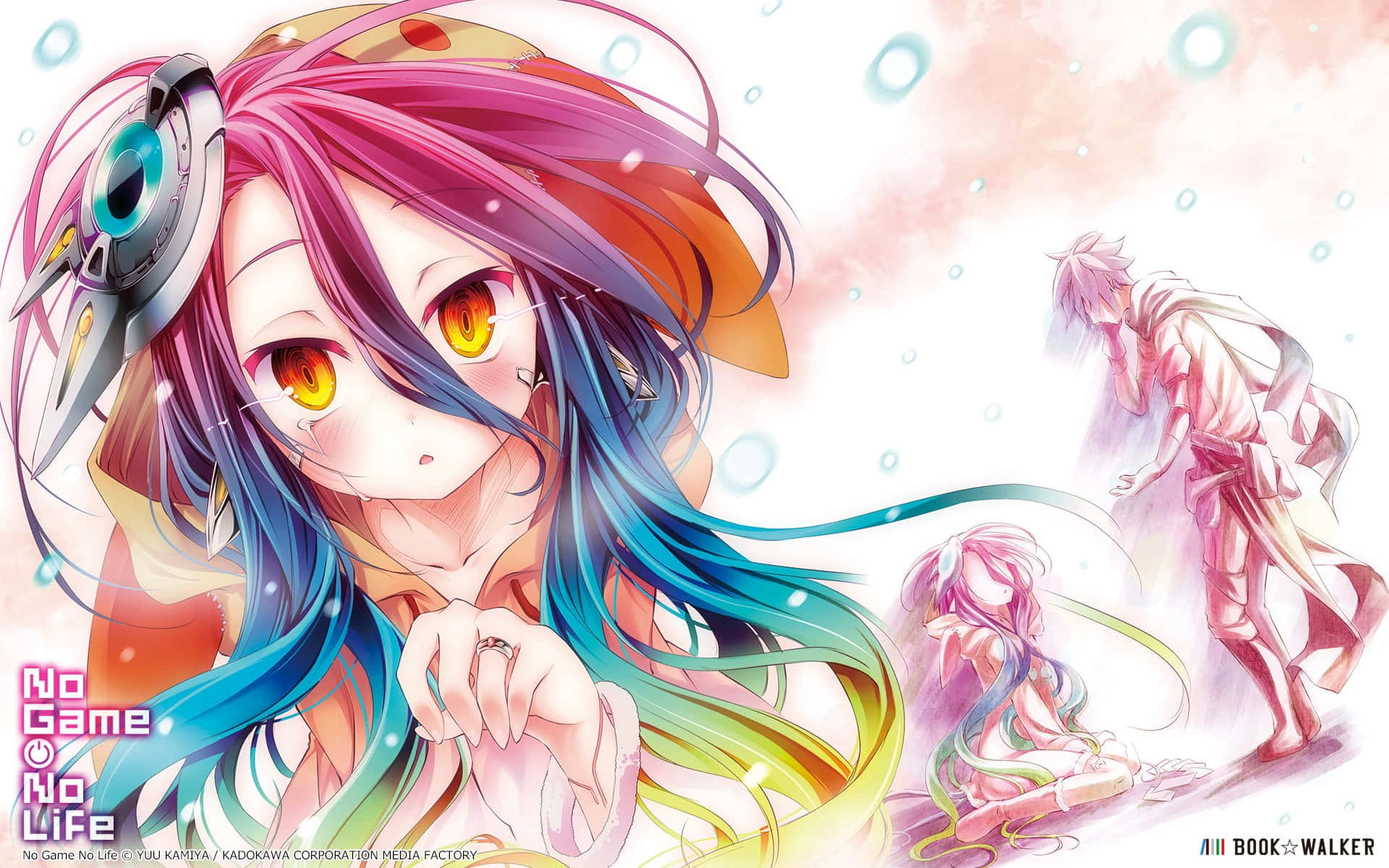 Sisarusduo Sora ja Shiro ottavat vastaan minkä tahansa pelin surrealistisessa anime-sarjassa No Game No Life Taustakuvat