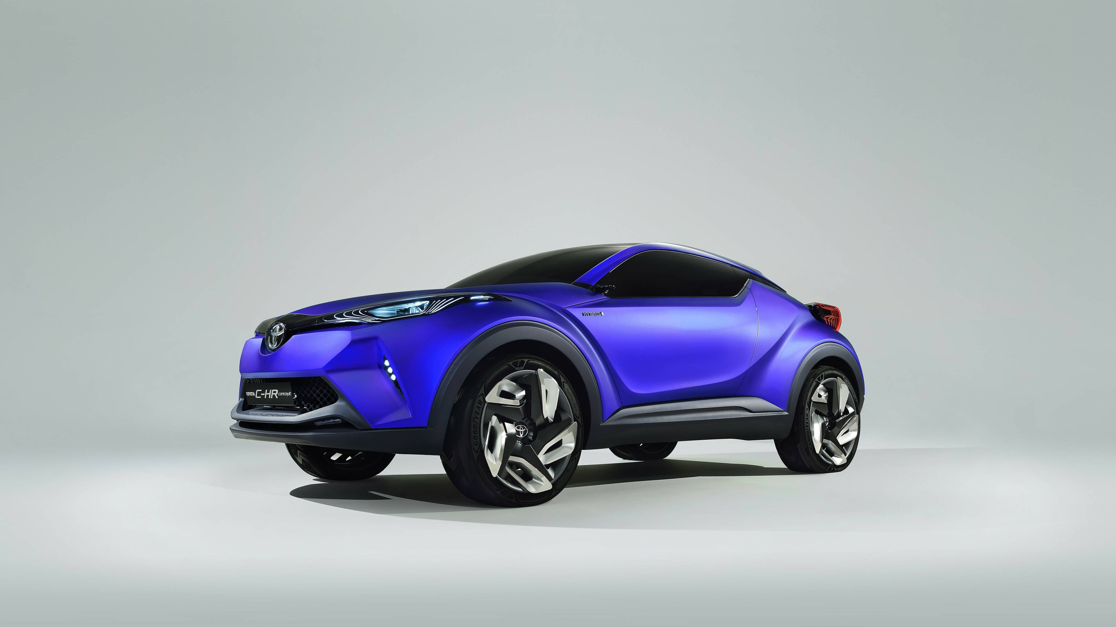 Sivunäkymä Sinisestä Toyota CH-R:stä 4K Taustakuvat